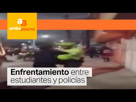 Batalla campal entre estudiantes y la Policía en Ciudad Bolívar | CityTv