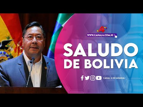 Presidente de Bolivia, Luis Alberto Arce saluda el 44 aniversario de la Revolución Sandinista