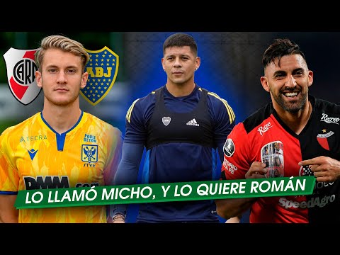 BOCA y RIVER se pelean por un JUGADOR + Se fue MARCOS ROJO a ESTADOS UNIDOS + ¿Wanchope al ROJO?