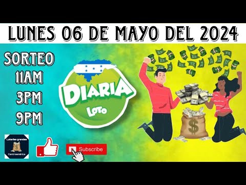 RESULTADOS DIARIA HONDURAS DEL LUNES 06 DE MAYO DEL 2024