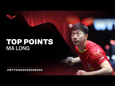 Table Tennis 🥍 Top 5 Points from Ma Long!