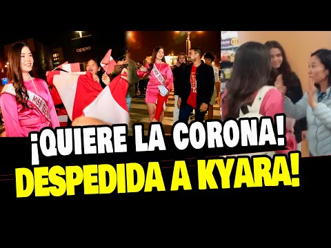 KYARA VILLANELA: GRAN DESPEDIDA EN EL AEROPUERTO RUMBO AL MISS TEEN UNIVERSE 2023