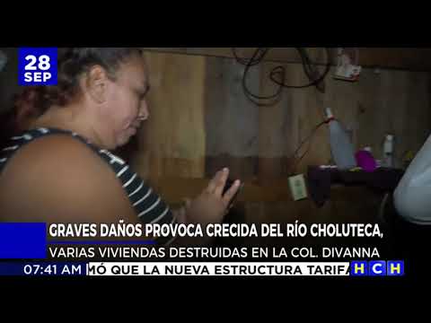 ¡Silencioso pero implacable! El imponente río Choluteca ocasiona estragos en la capital hondureña