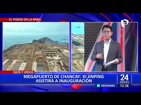 Presidente de China llegará al Perú para la inauguración del megapuerto de Chancay