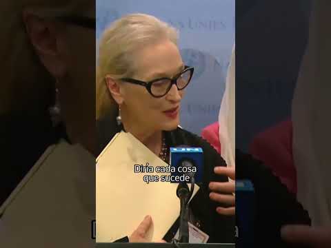 Meryl Streep dice en la ONU que hasta una ardilla tiene más libertad que una mujer afgana