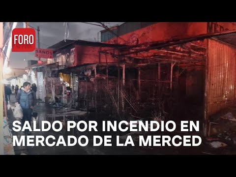 Incendio en La Merced, se quema el emblemático mercado hoy viernes