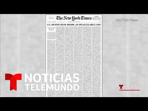 New York Times publica 1000 nombres de muertos por coronavirus | Noticias Telemundo