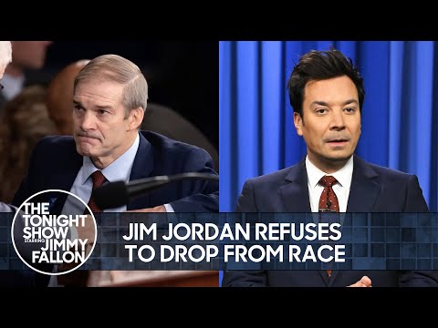 Jim Jordan Refuses to Drop from Speaker Race, Judge Tells Trump Off in Fraud Trial | Tonight Show