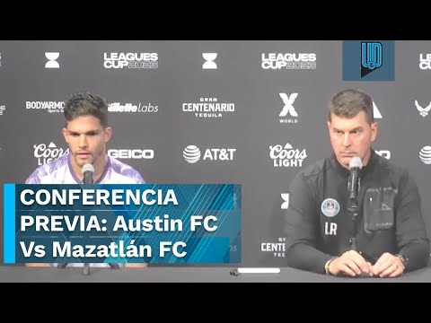 ? Ismael Rescalvo y  Luis Amarilla I PREVIA Austin FC Vs Mazatlán FC I CONFERENCIA