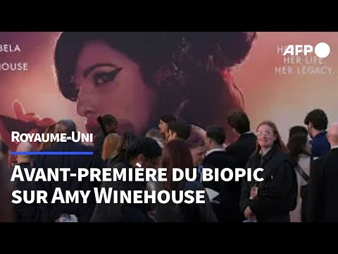 A Londres, première mondiale de Back to Black, le biopic sur Amy Winehouse | AFP
