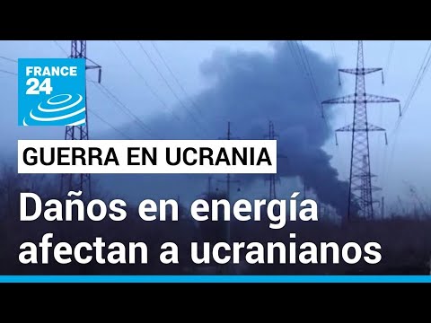 Rusia ataca estructuras eléctricas de Ucrania y deja a más de un millón de personas sin luz