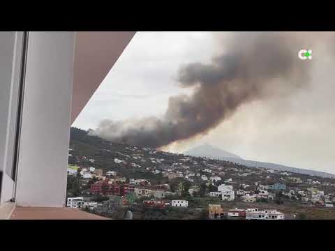 Reactivación del incendio de Tenerife