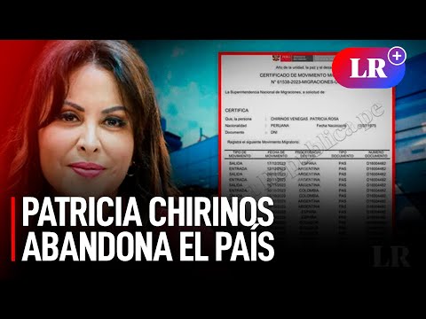Patricia CHIRINOS ABANDONA el PAÍS tras asegurar que iban a pedir DETENCIÓN en su CONTRA | #LR