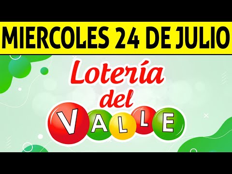 Resultados Lotería del VALLE del Miércoles 24 de Julio de 2024  PREMIO MAYOR