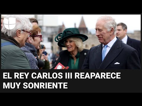 Así fue la reaparición en público del rey Carlos III tras su diagnóstico de cáncer