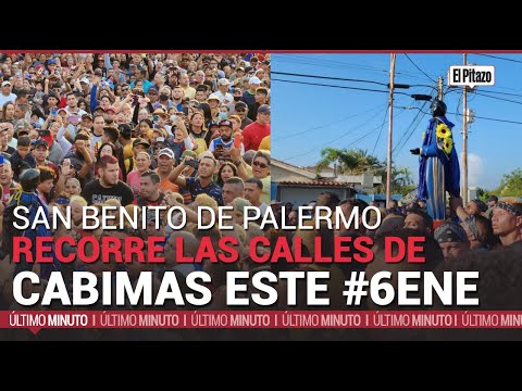 Zulia | Entre tambores y devotos sale San Benito de Palermo en procesión