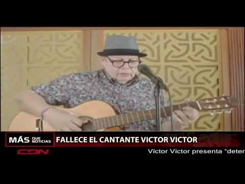 Fallece cantante Víctor Víctor afectado de Covid-19