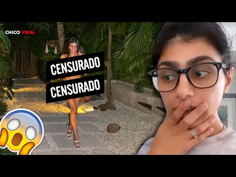 MIA KHALIFA LUCE DIMINUTO BIKINI AL INSINUAR VACUNARSE