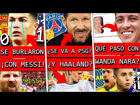 CRISTIANO afuera de CHAMPIONS y se burlan con MESSI+ SIMEONE a PSG?+ ELLOS dejan BOCA+ BARCO y WANDA