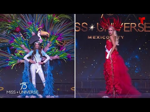 Miss Argentina, radiante en Traje Típico en la Preliminar de Miss Universo 73a