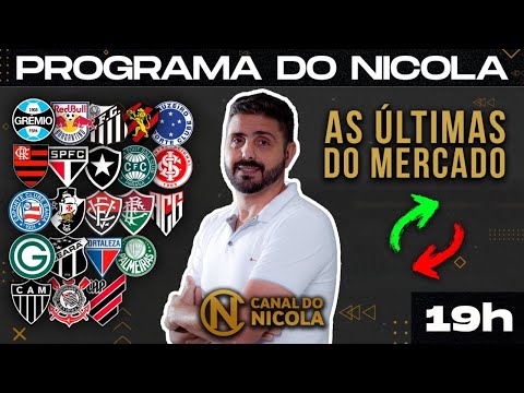 AO VIVO: GABRIEL JESUS, HUGO SOUZA, FLA, SPFC, VASCO, ZÊRO, GALO, GRENAL, BOTA, PEIXE E+