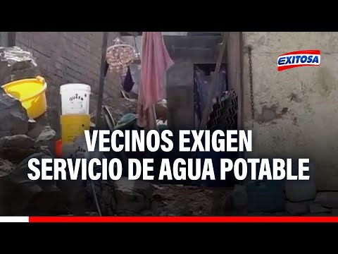 VMT: Vecinos del sector 'Paraíso Alto' exigen servicio de agua potable desde hace más de 10 años