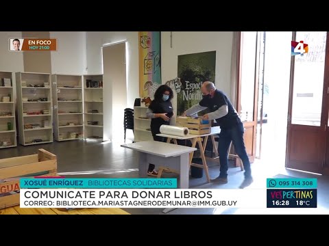 Vespertinas - Intendencia de Montevideo convoca a donar libros usados
