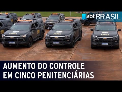 Governo anuncia medidas para aumentar controle em cinco penitenciárias | SBT Brasil (21/02/24)
