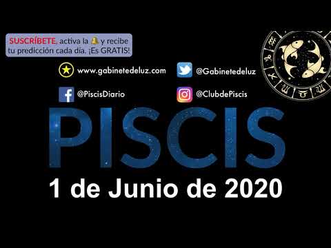 Horóscopo Diario - Piscis - 1 de Junio de 2020