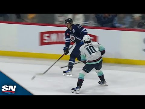 Mark Scheifele Sets Up Kyle Connor Goal With Sweet Feed To Record 700th Career Point