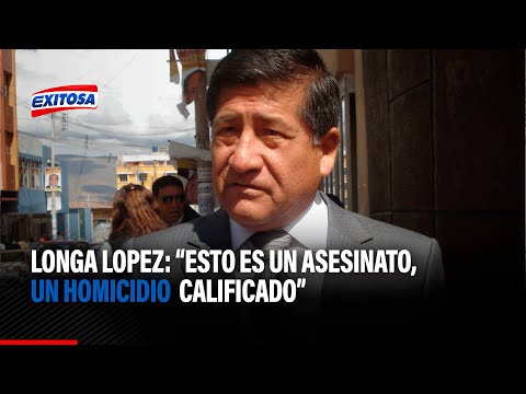 Longa López, ex comandante general  del VRAEM: Esto es un asesinato, un homicidio calificado