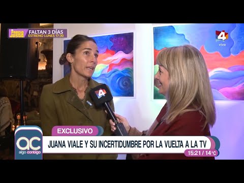 Algo Contigo - Exclusivo: Juana Viale y la incertidumbre por su vuelta a la televisión