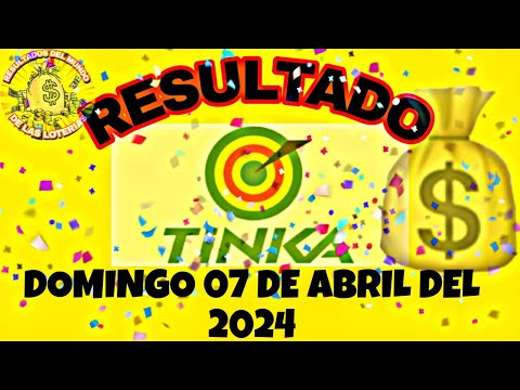 RESULTADOS TINKA DEL DOMINGO 07 DE ABRIL DEL 2024 S/14,019,480/LOTERÍA DE PERÚ