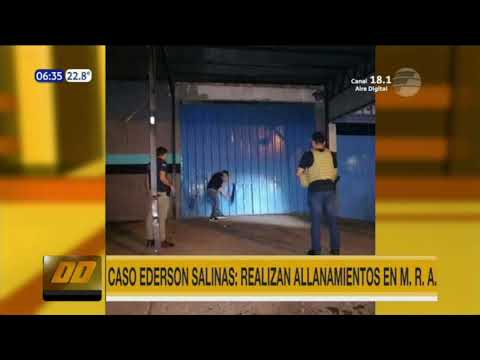Caso Ederson Salinas: Allanamientos en Mariano Roque Alonso y Asunción