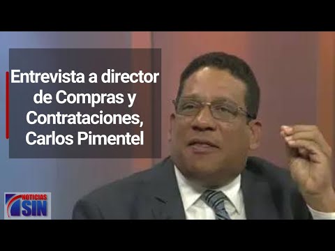 Entrevista a director de Compras y Contrataciones, Carlos Pimentel