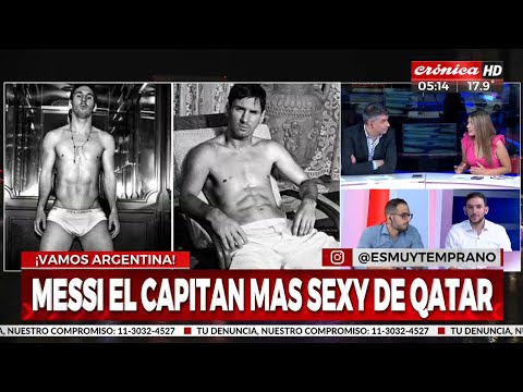 ¡Messi fue elegido como el capitán más sexy de Qatar 2022!