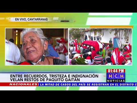 ¡Dolor y consternación! Con mariachis despiden al alcalde de Cantarranas “Paquito” Gaitán