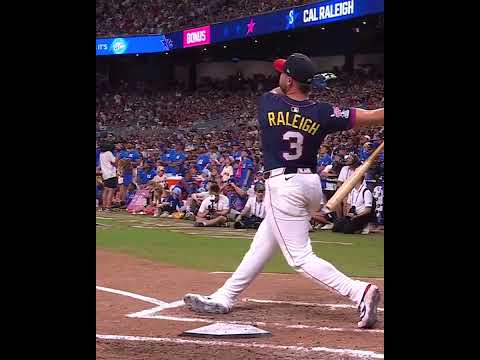 Cal Raleigh’s 17 home runs in Round 1 advances him as the final contestant in the #HRDerby Semifinal
