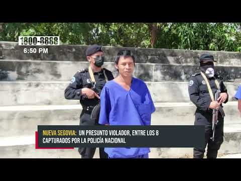 Policía captura a presuntos homicidas y violadores en  Nueva Segovia - Nicaragua