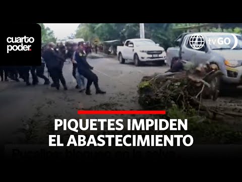 Pucallpa: bloqueo en la selva | Cuarto Poder