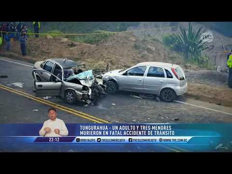 Accidente fatal en Tunguragua