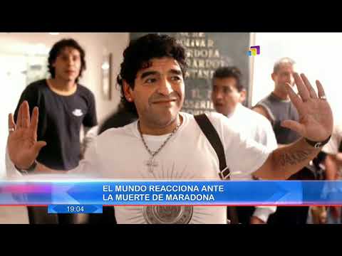El mundo reacciona a la muerte de Maradona