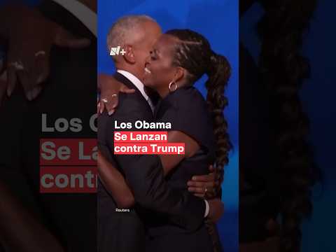 Michelle y Barack Obama atacan a Trump en la Convención Nacional Demócrata - N+ #Shorts