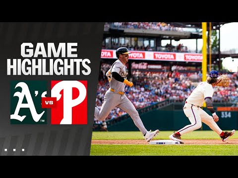 As vs. Phillies Game Highlights (7/13/24) | MLB Highlights