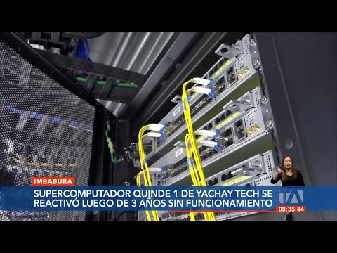 El supercomputador Quinde 1 de Yachay Tech se reactivó luego de 3 años sin funcionamiento