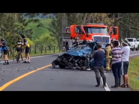 Cuatro personas heridas tras aparatoso accidente de tránsito en Chiriquí