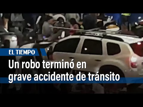 El hurto de un vehículo terminó en un grave accidente de tránsito en Sierra Morena | El Tiempo