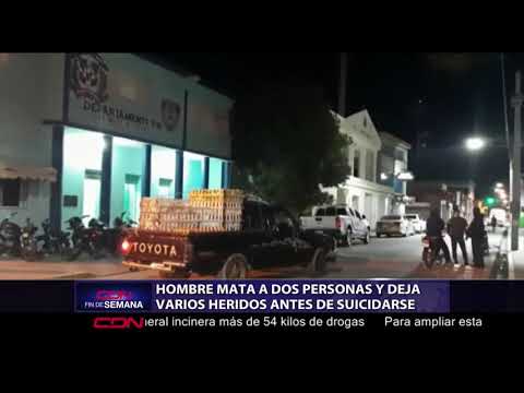 Hombre mata dos, hiere varios y se suicida en San Juan
