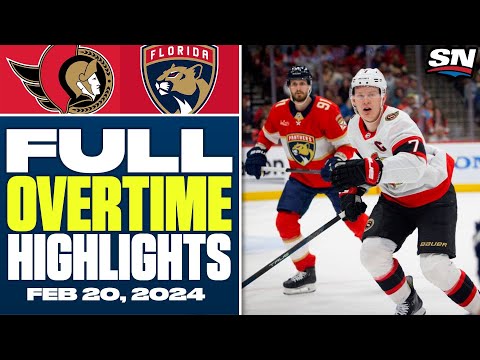 Ottawa Senators at Florida Panthers | FULL Overtime Highlights - February 20, 2024