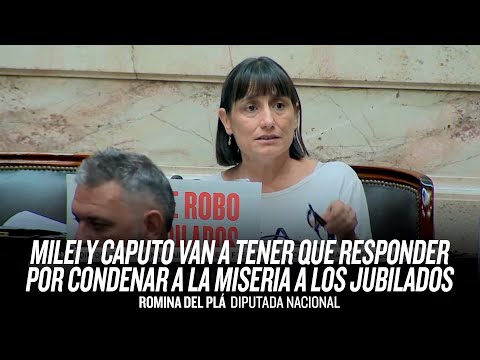 Milei y Caputo van a tener que responder por condenar a la miseria a los jubilados / Romina Del Plá